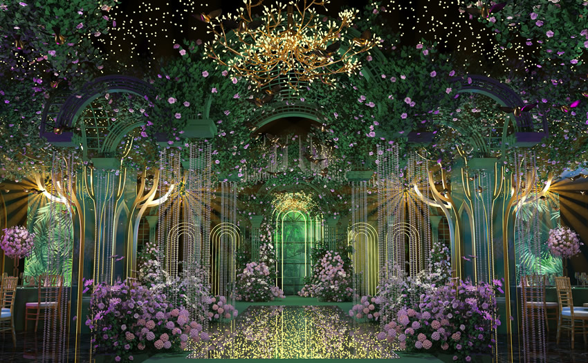 福贡奇妙森林婚礼堂效果展示